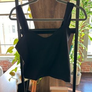 Black A&F Crop Top